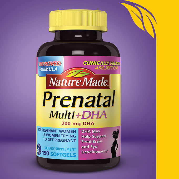 Nature Made Prenatal Multi + DHA, 150 Viên Image
