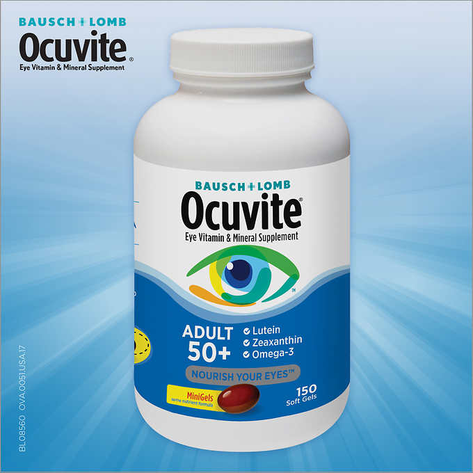 Ocuvite 50+ Eye Vitamin & Mineral Supplement, 150 tablets Image