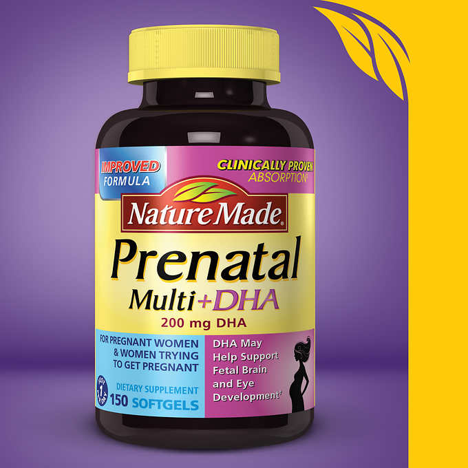 Nature Made Prenatal Multi + DHA, 150 Softgels Image