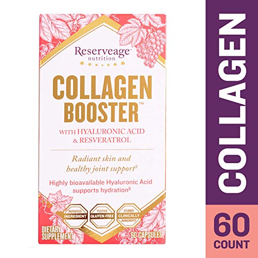 Reserveage - Collagen Booster With Hyaluronic Acid & Resveratrol, 60 capsule Image